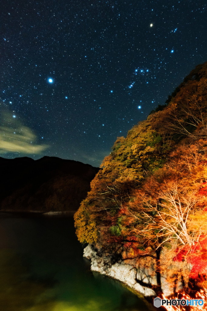 秋 奥多摩の星空