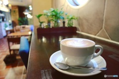 カプチーノでほっとひと息