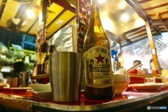 屋台のビール