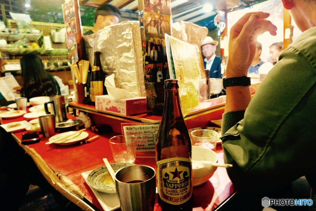 にぎわう屋台