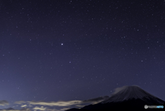 富士山と星空２