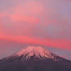 「朝焼け富士」