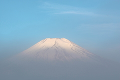 霧中の富士