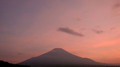 夕焼け富士