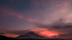 夕焼け富士