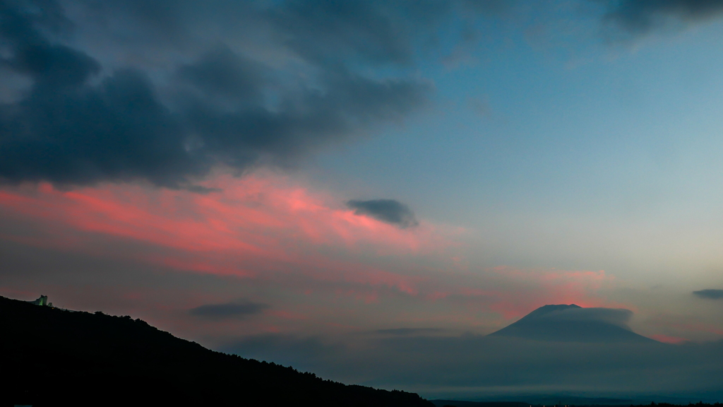 夕焼け富士