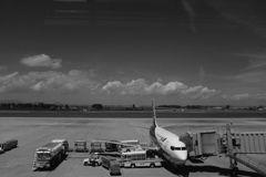 仙台空港。天候は晴れ。