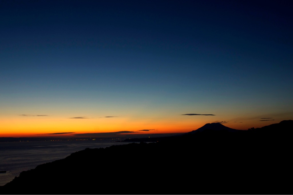 夕日