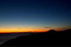 夕日