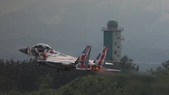 小松基地 雲の隙間から