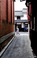 路地からの光景