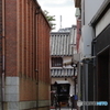 路地の人力車