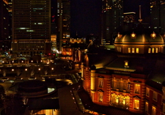 東京駅夜景