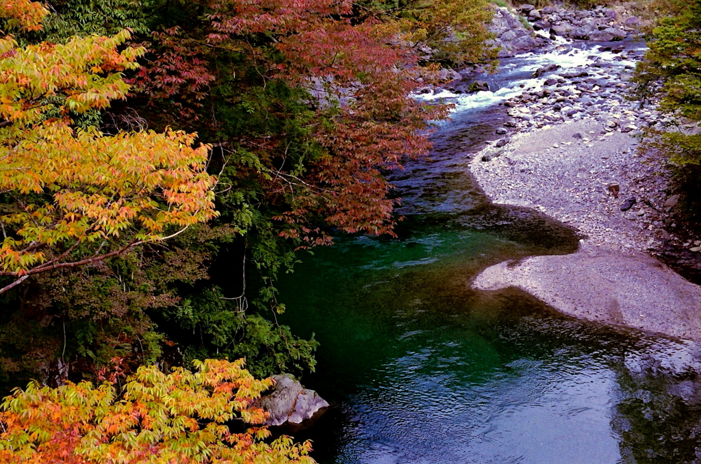 みたらい渓谷　秋景