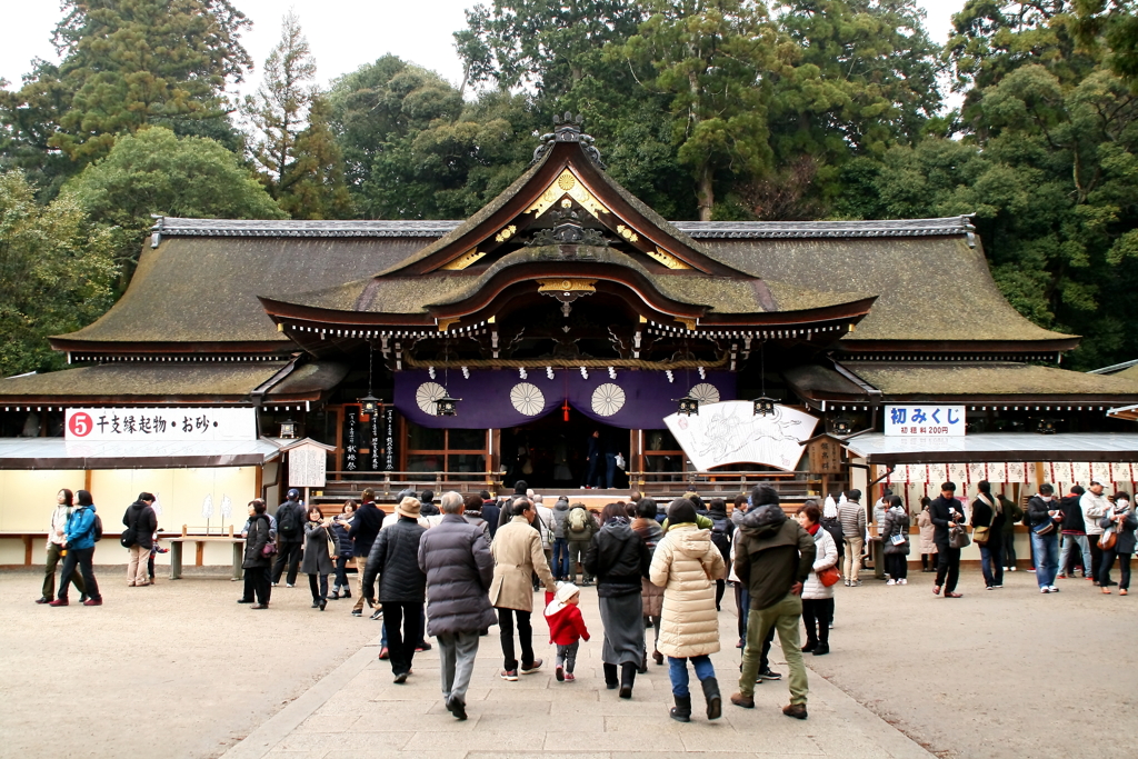 お正月の大神神社