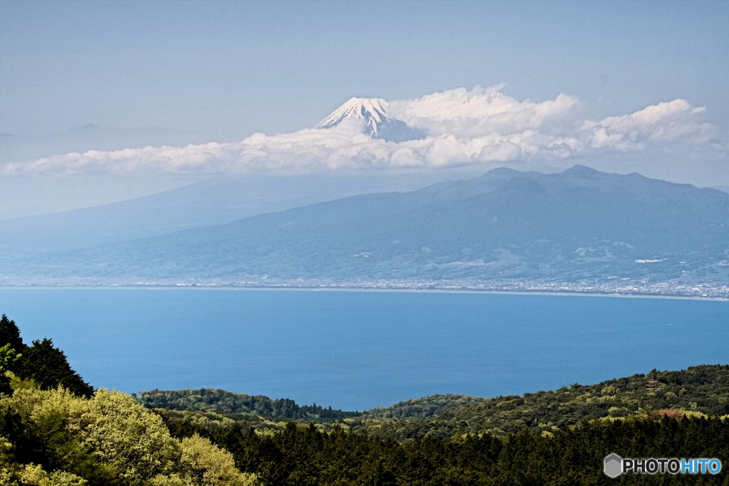 西伊豆スカイラインから臨む富士山