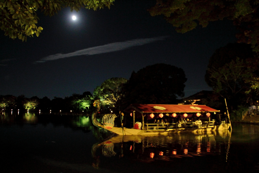 大覚寺　観月の夕べ