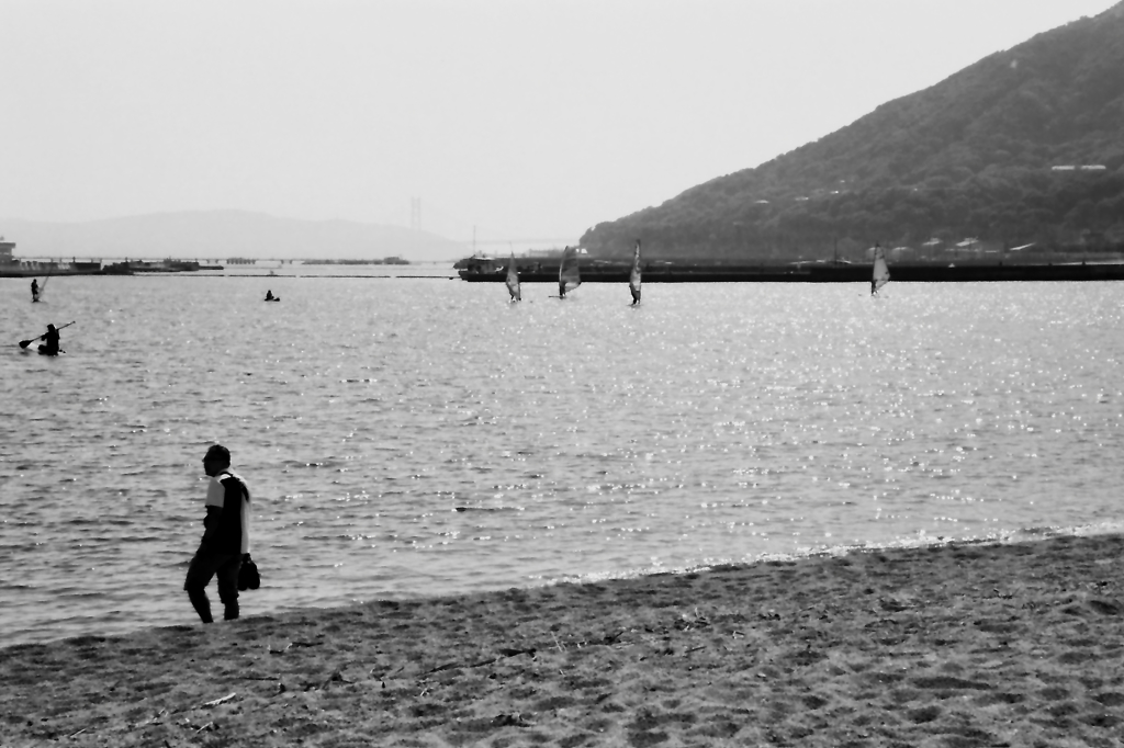 5月の須磨海岸