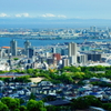 摩耶山から見る神戸港眺望