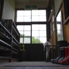 雨の日の学校
