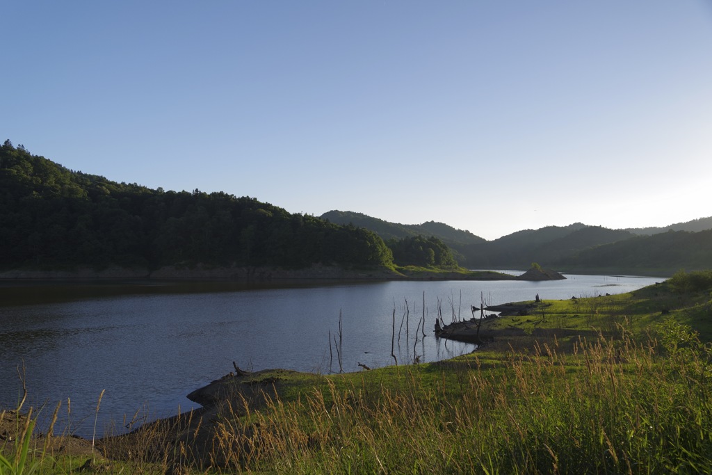 山奥の湖