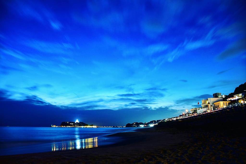 夜の青空