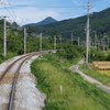 後部車窓・秋空(2)