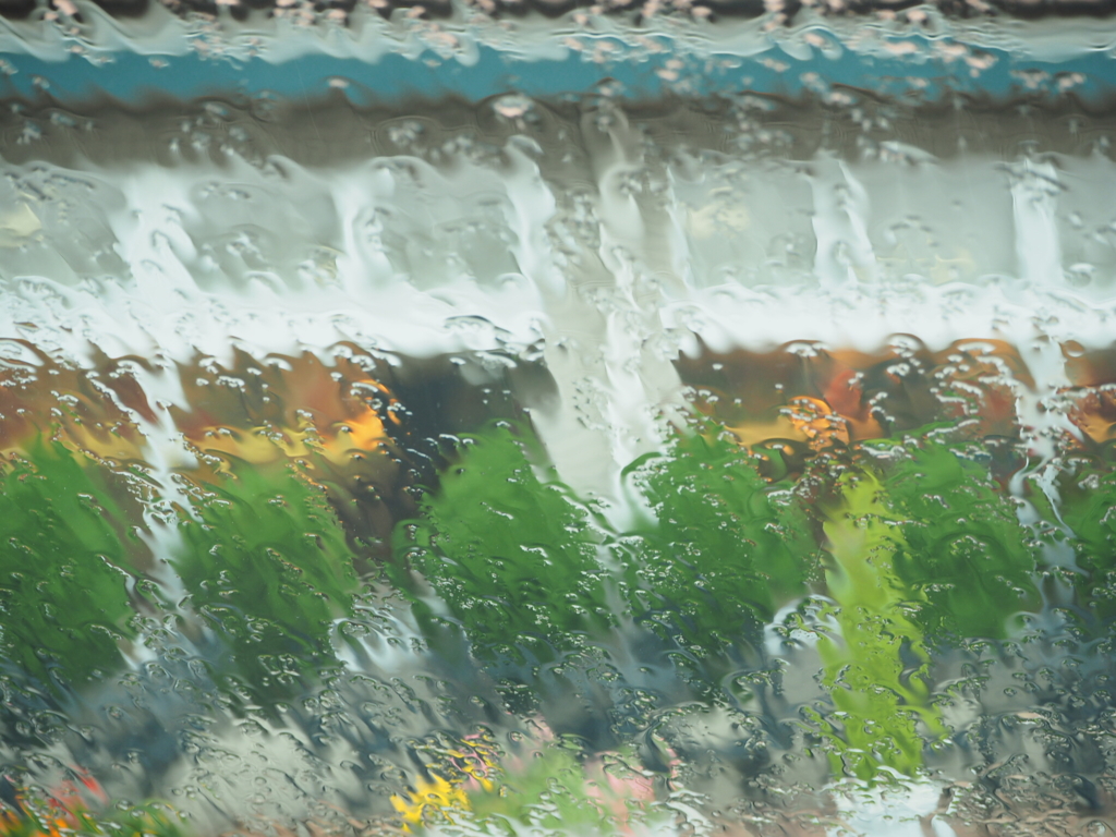 雨の車窓