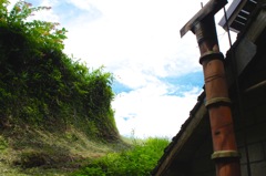 ナバ小屋の煙突