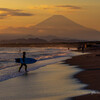 辻堂海岸　夕景