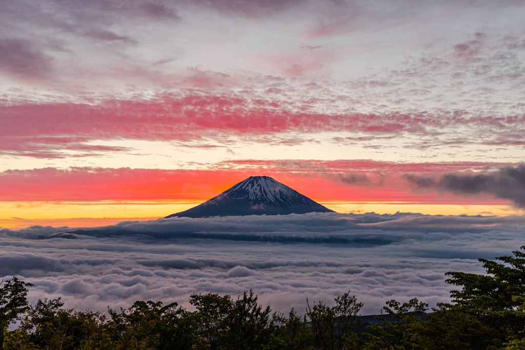 雲上のグラデーション