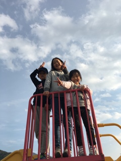 いつもの公園で