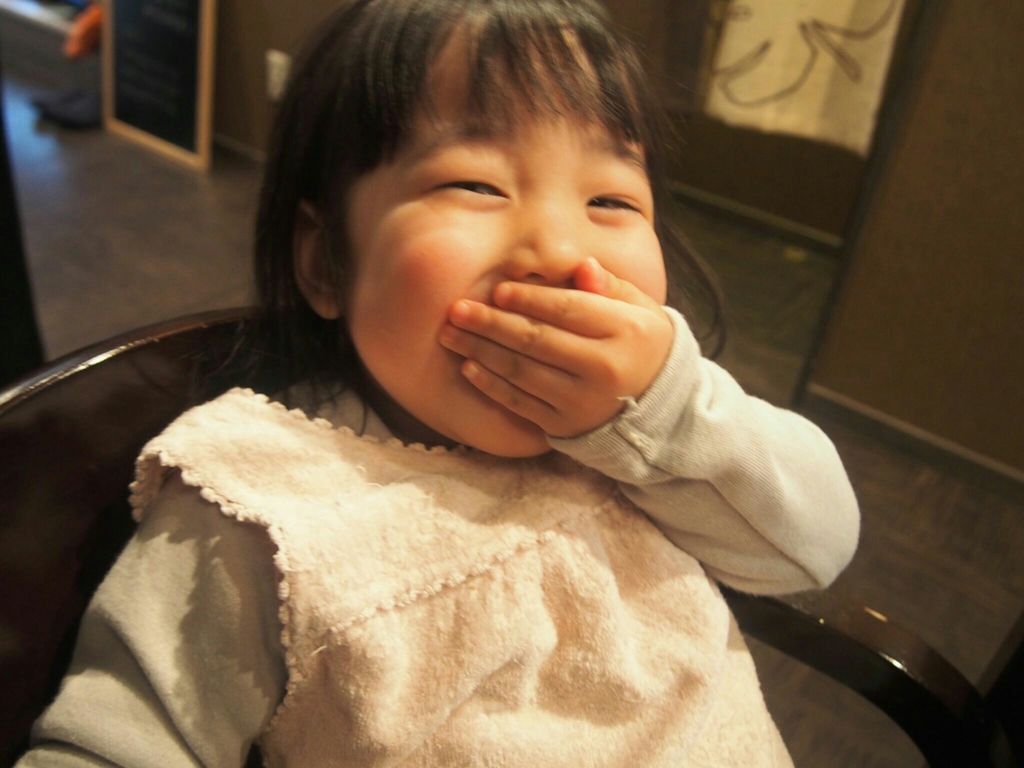 お上品な3歳(＾∀＾)