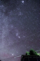 軽トラの荷台から見た星空