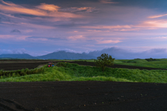 静かな夕景