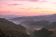 夜明け前の色