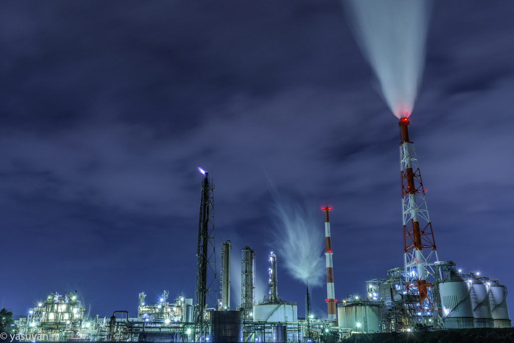 Factory Night View In HIMEJI No.1