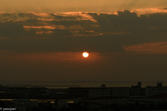 臨海エリアの夕景（２）