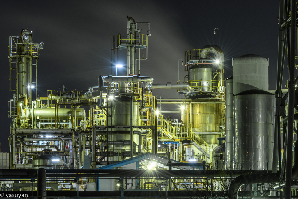 Factory Night View In HIMEJI No.4