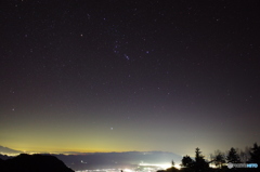 合戦小屋の夜景