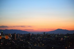 名古屋夕景