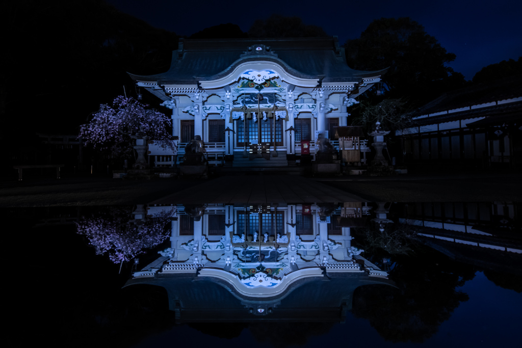 春夜の武雄神社