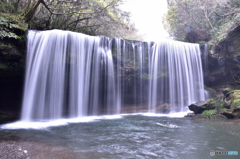 水のカーテンだあ。。。