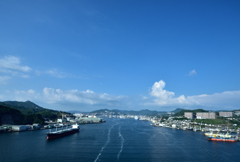 in a summer port
