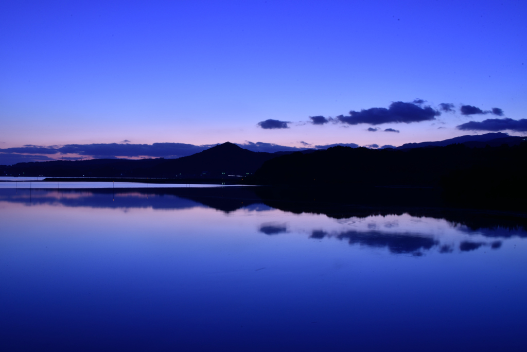 偶然出会った入江の絶景