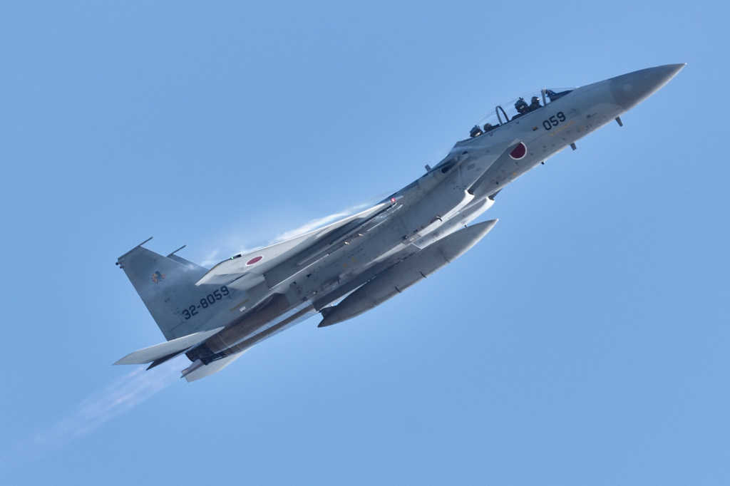 エアフェスタ予行のF-15