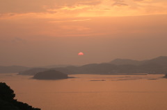 夕日