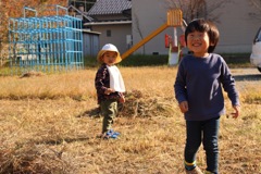 夕暮れの公園