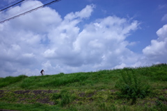 夏空 サイクリング