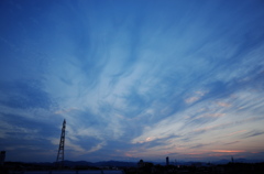 夕日
